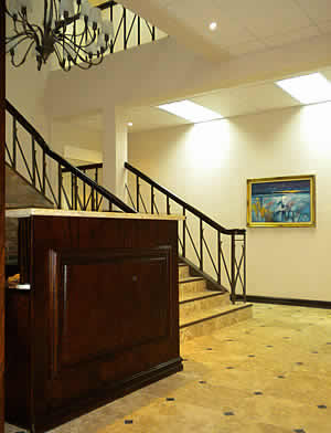 Common reception area for advocates in Atrium Court